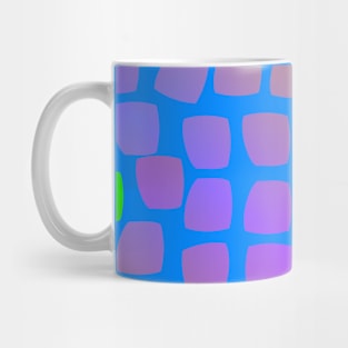 Candy Leopard Multicolored on Medium Blue Mug